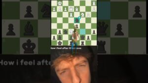 My Honest Reaction after this Brilliant Move #chess #chesscom #chesstactics