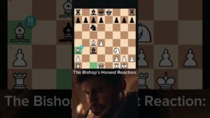 The Bishop’s Honest Reaction: #chess #subscribe #shorts #trending #fyp