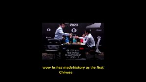 The Moment Ding Liren Became World Chess Champion #chess #shorts