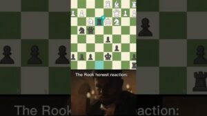 The Rook honest reaction to this move #shorts #chess #viral #funny