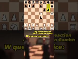 W QUEEN SACRIFICE ♟️♟️ Tennison Gambit ♟️♟️ #magnuscarlsen @KaydenKat  #share #chess #KaydenKat #yes