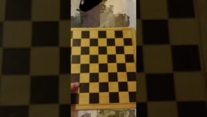 “i decided to snap a chess board out of nowhere”