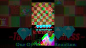 BRILLIANT PAWN MOVE💎 | Honest Reaction #chess #funny