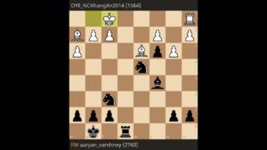 DYE_NCKhangAn2014 – FM aaryan_varshney (0-1). Sunday Chess Online Tournament v33