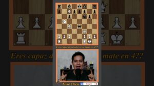 ERES CAPAZ DE RESOLVER ESTE MATE EN 4 JUGADAS🤔🔥??