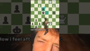 My Honest Reaction after making this Brilliant Move #chess #chesscom #chesstactics