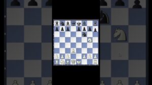 Scandinavian openings trap #shorts #chess