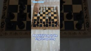 Beautiful trap in the English opening