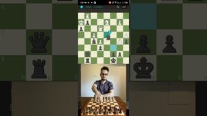 Brilliant knight sacrifice ‼️ #chess #chesscom #blitz