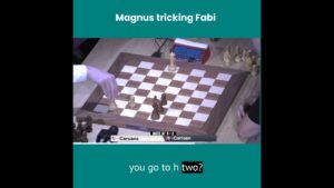 MAGNUS TRICKING FABI GAME 1 BLITZ SUPER RAPID AND BLITZ CHESS