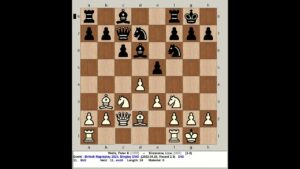 Wells, Peter K vs Kisteneva, Liza | British Rapidplay Chess 2023, Bingley England