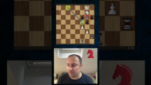 You WON’T Believe Your Eyes! An Amazing Chess Endgame Study     #shorts