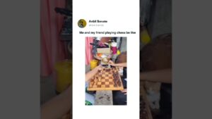 me and my friend playing chess 😂😂 #comedy #viral #chess #shorts #viralshorts