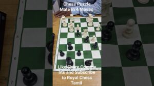 Chess Puzzle Mate in 3 Moves in Tamil #shortvideo #chess #chesspuzzle