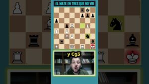 ¡¡CARLSEN SE PIERDE MATE EN TRES!! 🤯 #carlsen #ajedrez #chess #mate