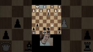 Impossible checkmate by queen #chess #checkmate