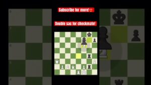Double Sac!! #1000subscriber #chess #chessopening #chessnerd