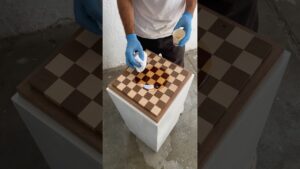 My favourite part of every design #shorts #woodworking #wood #woodworkingart #chess #chessboard