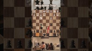 Simple Queen Trap 🌊 #chess #repost #shorts #magnuscarlsen