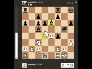 Piezas blancas abandonan con dama de desventaja #chess #jake #engineer