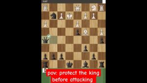 cover the king #chessasmr #checkmate #chess