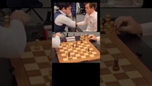 💎 Magnus’s draw declined | Vakhidov vs Magnus | FIDE Blitz 2023 #chess