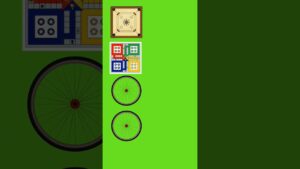 Bycle wheel to Carromboard, Ludo,Chess & poolball funny video, green screen effects #trending