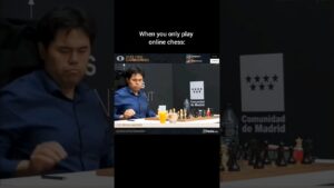 When you only play online chess 😂 #chess