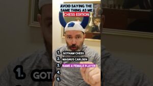 AVOID saying the SAME THING as me – Chess edition! #challenge #puzzle