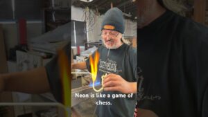 Bending neon can be like a game of chess.