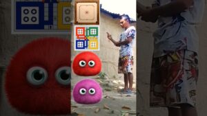 Colourful Monster Fuzz balls toLudo, carrom board, chess & red poolball – Funny magical vfx #shorts