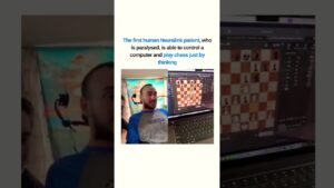 Neuralink Patient now playing chess ♟️ by only thinking/ #elonmusk #neuralink #tesla