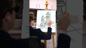 Art reveal my first NFT Chess Piece #shorts