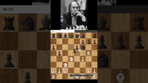 BRILLIANT MOVES BY MIKHAIL TAL 🥶😱| #chess #checkmate #chesstactics #hikaru #music #phonk