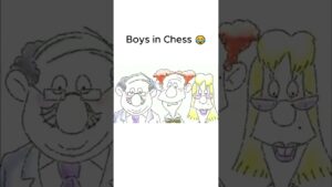Boys playing chess