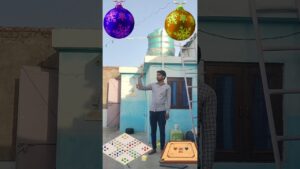 Christmas Ball vs ludo,carrom,scrubber,chess|VFX magic fun 😊
