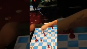 Clean bullet chess over the board! ♟️ #chesslover #strategygame