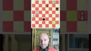 Consiguiendo las tablas en un final con peón de menos #ajedrez #chess #tactica #final #tablas