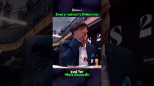 Dilemma Ft. Gukesh and Vidit at FIDE Candidates!  #chess #shorts