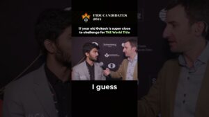 Gukesh’s Interview After Becoming The Sole Leader 👏 | Round 13 #fidecandidates #chess