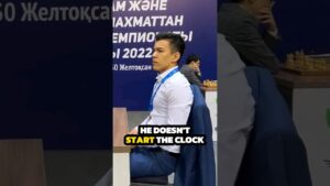 Nepo comes late, but 👏Nodirbek doesn’t start the clock