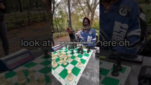 (Part 2) Chess Knight meets NYC Chess hustler. Have you ever played a chess hustler? #chess