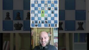 Siempre hay que tener un ojo en el mate #ajedrez #chess #tactica #siciliana #ataque #mate