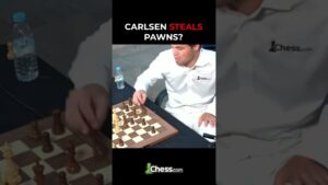 Carlsen stealing pawns #chess