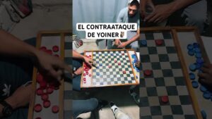 EL CONTRAATAQUE YOINER🦉 VS EL CABALLERO! #damas #ajedrez #chess #games #ajedrezdivertido