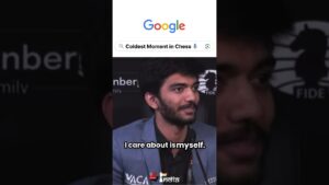 GUKESH IN SAVAGE MODE 🔥 #chess