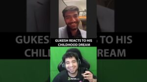 Gukesh Reacts to Childhood Dream ft. Samay Raina #chess #shorts