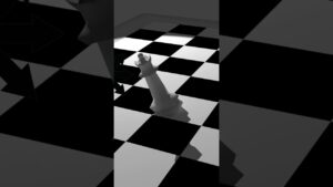 The Night Tho 💀 #chess #edit #3d #3danimation