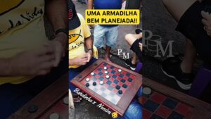 UMA ARMADILHA BEM PLANEJADA #damas #chess #checkers #draughts #xadrez #jogodedamas