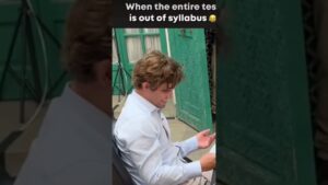 magnus carlsen did not studied.#shorts #chess #motivation